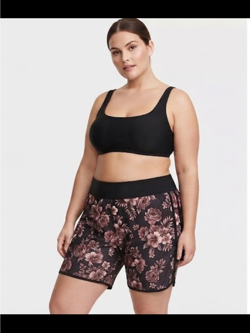 torrid NWT Floral Dolphin Cut Bike Swim Shorts